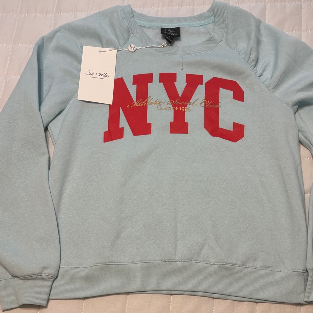 Oak & Trellis Light Blue NYC Sweatshirt